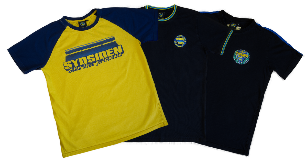3 T-Shirts som leder til merch
